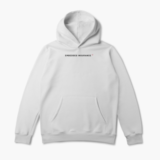 Nome do produto Embedded Insurance - Minimalista (Moletom Canguru)