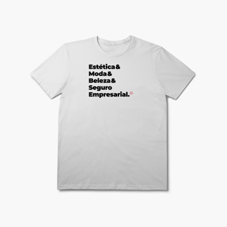 Nome do produto Seguro Empresarial - Estética, Moda e Beleza (T-Shirt Prime)