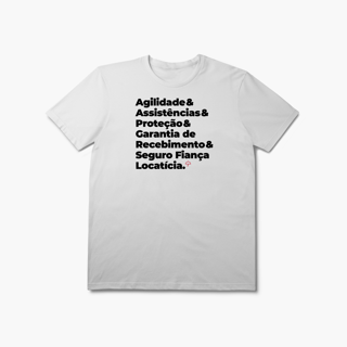 Nome do produto Seguro Fiança Locatícia - Agilidade, Assistência, Proteção e Garantia de Recebimento (T-Shirt Prime)