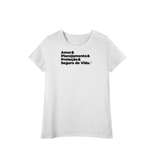 Seguro de Vida - Amor, Planejamento e Proteção (Baby Long Algodão Pima)
