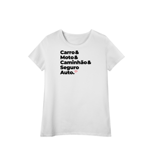 Seguro Auto - Carro, Moto e Caminhão (Baby Long Algodão Pima)