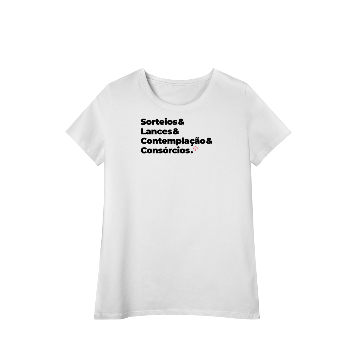 Nome do produto: Consórcios - Sorteios, Lances e Contemplação (Baby Long Algodão Pima)