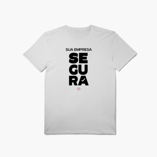 Nome do produto Sua Empresa Segura (T-Shirt Algodão Pima)