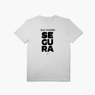 Nome do produto Sua Viagem Segura (T-Shirt Algodão Pima)