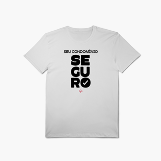 Nome do produto Seu Condomínio Seguro (T-Shirt Algodão Pima)