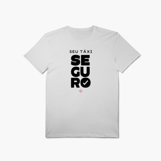 Nome do produto Seu Taxi Seguro (T-Shirt Algodão Pima)
