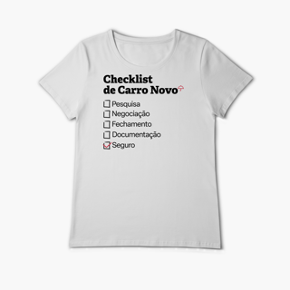 Nome do produto Checklist de Carro Novo com Seguro Auto (Baby Long Algodão Pima)