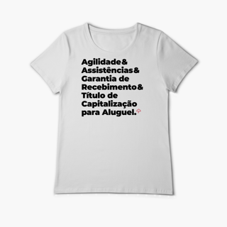 Nome do produto Título de Capitalização para Aluguel - Agilidade, Assistência e Garantia de Recebimento (Baby Long Algodão Pima)