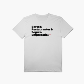 Nome do produto Seguro Empresarial - Bares e Restaurantes (T-Shirt Algodão Pima)