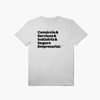 Nome do produto Seguro Empresarial - Comércio, Serviços e Indústrias (T-Shirt Algodão Pima)