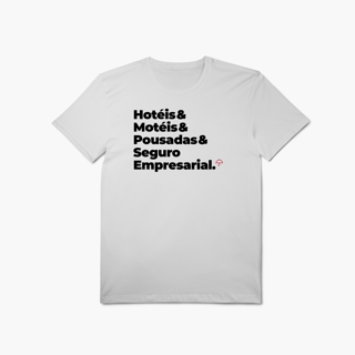 Nome do produto Seguro Empresarial - Hotéis, Motéis e Pousadas (T-Shirt Algodão Pima)