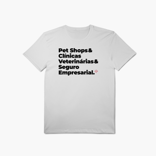 Nome do produto Seguro Empresarial - Pet Shops e Clínicas Veterinárias (T-Shirt Algodão Pima)