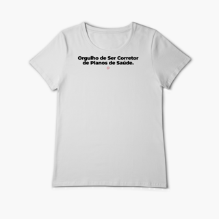 Nome do produto Orgulho de ser Corretor de Planos de Saúde (Baby Long Algodão Pima)