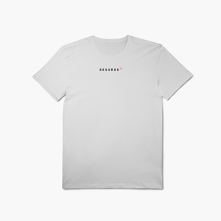 Nome do produto Seguros - Minimalista (T-Shirt Algodão Pima)