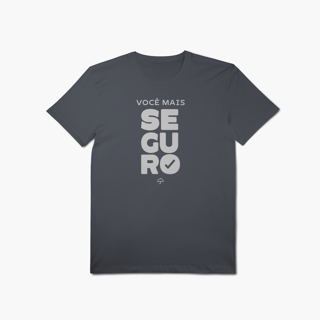 Nome do produto Você Mais Seguro (T-Shirt Algodão Pima)