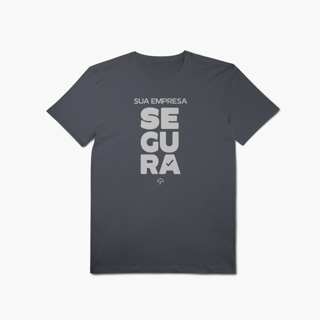 Nome do produto Sua Empresa Segura (T-Shirt Algodão Pima)