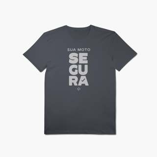 Nome do produto Sua Moto Segura (T-Shirt Algodão Pima)