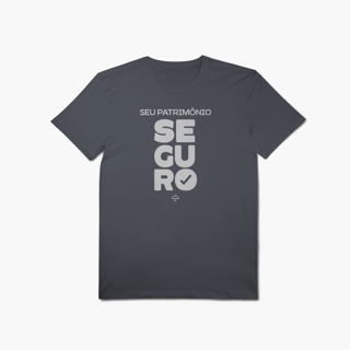 Nome do produto Seu Patrimônio Seguro (T-Shirt Algodão Pima)