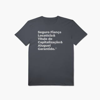 Nome do produto Aluguel Garantido com Seguro Fiança Locatícia e Título de Capitalização (T-Shirt Algodão Pima)