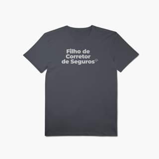 Nome do produto Filho de Corretor de Seguros (T-Shirt Algodão Pima)