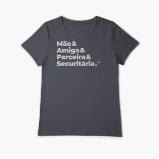 Nome do produto Securitária - Mãe, Amiga e Parceira (Baby Long Algodão Pima)