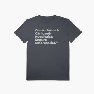 Nome do produto Seguro Empresarial - Consultórios, Clínicas e Hospitais (T-Shirt Algodão Pima)