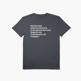 Nome do produto Seguro de Transporte de Carga - Nacional, Internacional e Transportadores (T-Shirt Algodão Pima)