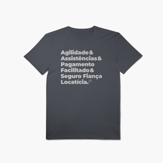 Nome do produto Seguro Fiança Locatícia - Agilidade, Assistência e Pagamento Facilitado (T-Shirt Algodão Pima)
