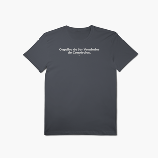 Nome do produto Orgulho de ser Vendedor de Consórcios (T-Shirt Algodão Pima)
