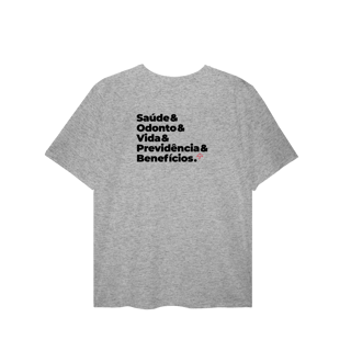 Nome do produto Benefícios - Saúde, Odonto, Vida e Previdência (T-Shirt Plus Size)