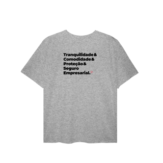 Nome do produto Seguro Empresarial - Tranquilidade, Comodidade e Proteção (T-Shirt Plus Size)