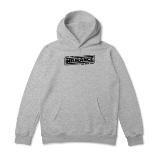 Nome do produto May The Insurance Be With You (Moletom Prime Canguru)