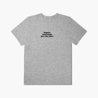 Nome do produto Seguro você paga para usar (Plus Size)