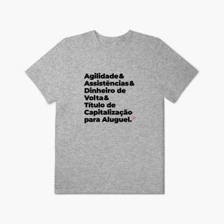 Nome do produto Título de Capitalização para Aluguel - Agilidade, Assistência e Dinheiro de Volta (Plus Size)