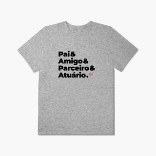 Nome do produto Atuário - Pai, Amigo e Parceiro (Plus Size)
