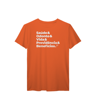 Nome do produto Benefícios - Saúde, Odonto, Vida e Previdência (T-Shirt Prime)