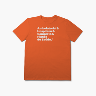 Nome do produto Planos de Saúde - Ambulatorial, Hospitalar e Completo (T-Shirt Prime)