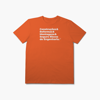 Nome do produto Seguro Riscos de Engenharia - Construções, Reformas e Montagens (T-Shirt Prime)