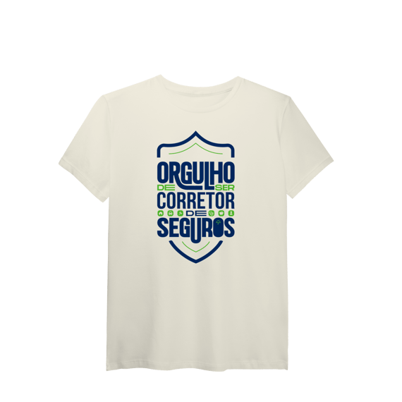 Orgulho de Ser Corretor de Seguros (T-Shirt Algodão Pima)
