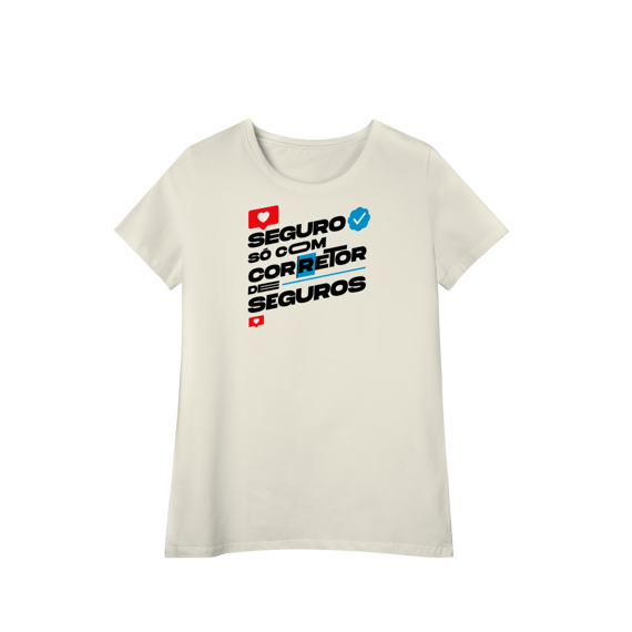 Seguro Só Com Corretor de Seguros (Baby Long Algodão Pima)