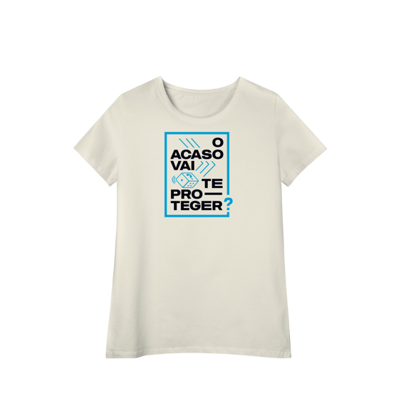 O Acaso Vai Te Proteger? (Baby Long Algodão Pima)