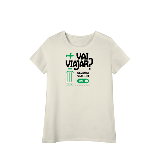 Vai Viajar? Seguro Viagem ON (Baby Long Algodão Pima)