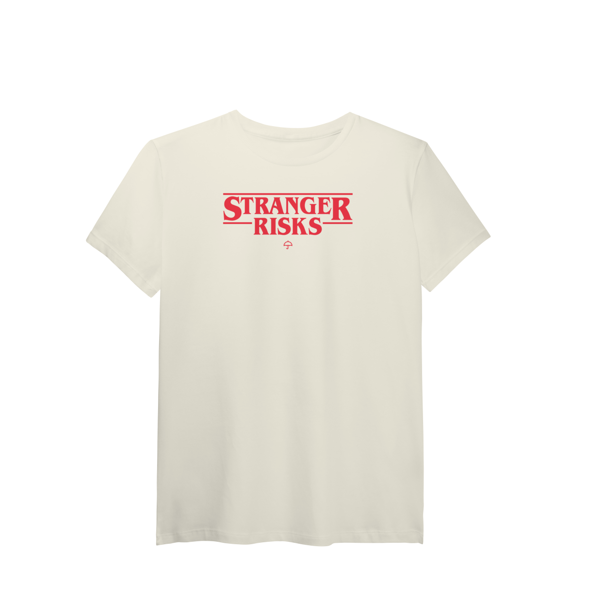 Nome do produto: Stranger Risks (T-Shirt Algodão Pima)