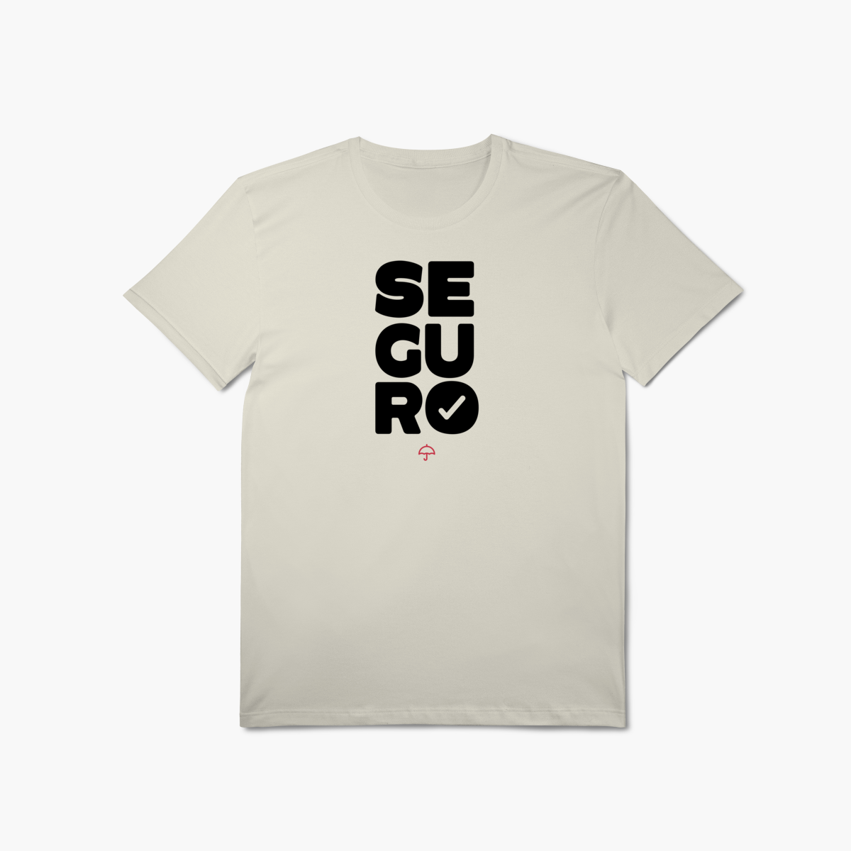 Nome do produto: Seguro - Mais Seguro (T-Shirt Algodão Pima)