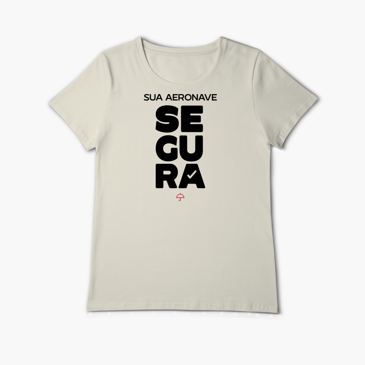 Nome do produto: Sua Aeronave Segura (Baby Long Algodão Pima)