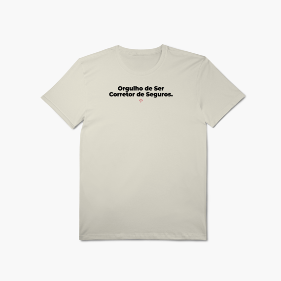 Orgulho de Ser Corretor de Seguros (T-Shirt Algodão Pima)