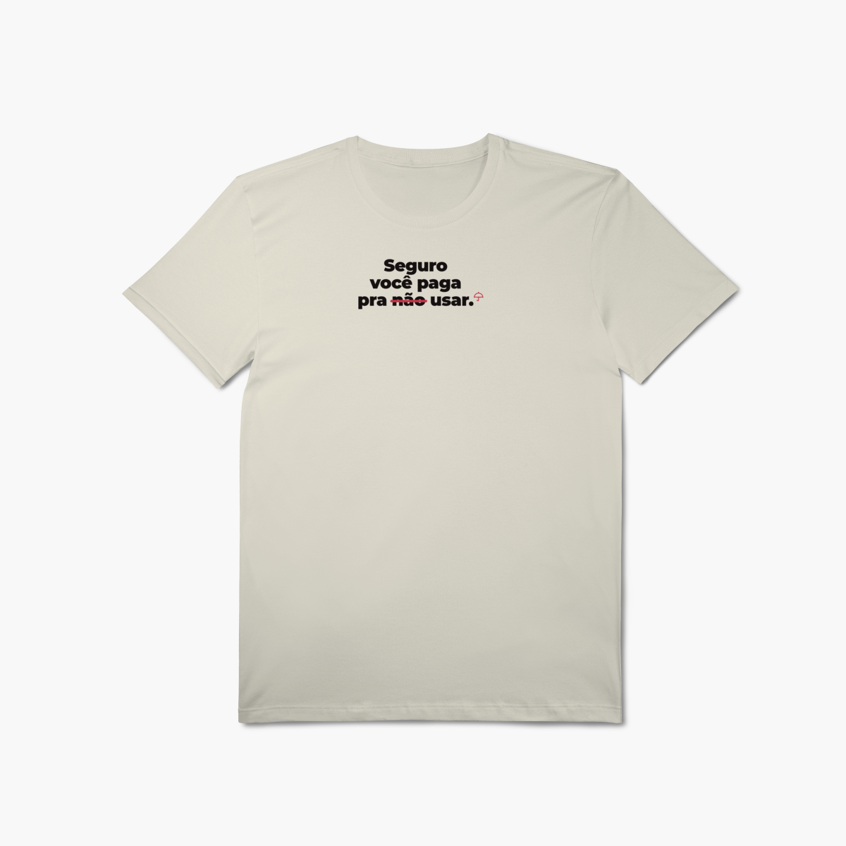 Nome do produto: Seguro você paga para usar (T-Shirt Algodão Pima)