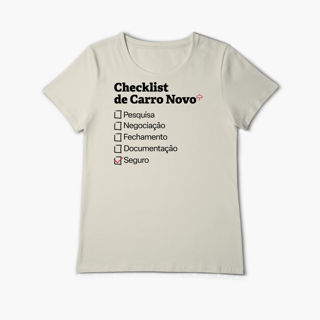 Nome do produto Checklist de Carro Novo com Seguro Auto (Baby Long Algodão Pima)