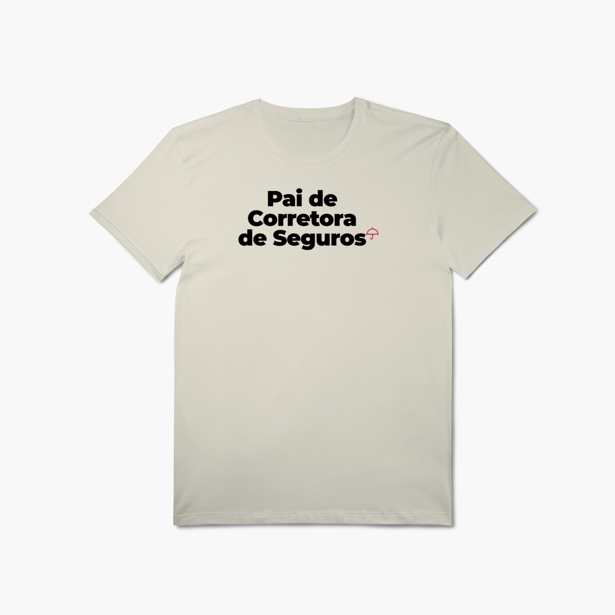 Nome do produto: Pai de Corretora de Seguros (T-Shirt Algodão Pima)