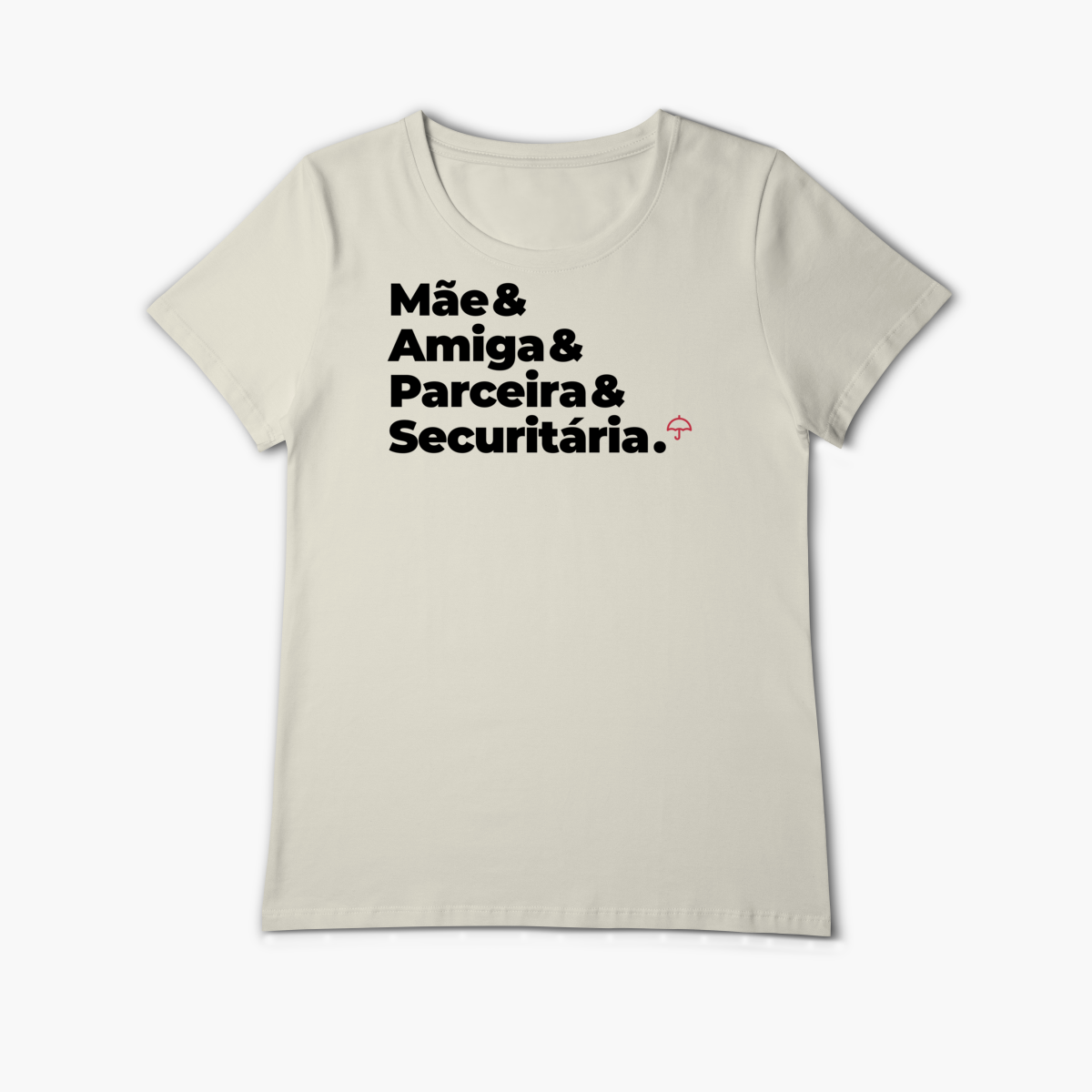 Nome do produto: Securitária - Mãe, Amiga e Parceira (Baby Long Algodão Pima)